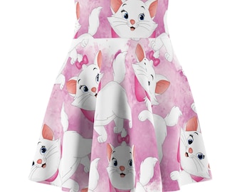 Copia della gonna da corsa rosa degli Aristogatti Marie da donna / Costume Disney 5K per il giorno della gara