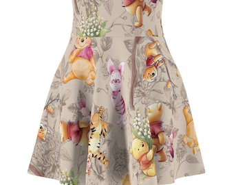Falda para correr para mujer con sorpresa de primavera de Winnie the Pooh y Piglet de Disney World