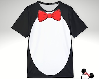 Camiseta de running para hombre con el personaje del pingüino de Mary Poppins / Run Disney, tejido técnico