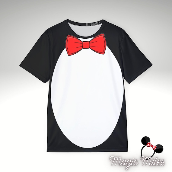 Mary Poppins Penguin Character Men's Running Shirt Too late for wine and dine 2026