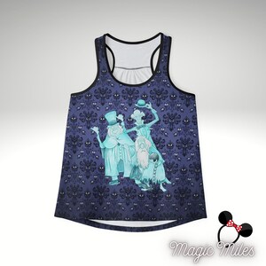 Haunted Mansion Women&#39;s Tank Top, Running Costume, Halloween Party Outfit, Run Disney Race Shirt, Mickeys Not So Scary