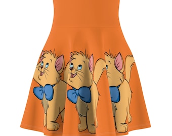 Falda de correr de Los Aristogatos de Toulouse, disfraz para Wine Dine 2026, falda deportiva para mujer, falda Disney Bound para carreras en parques temáticos.