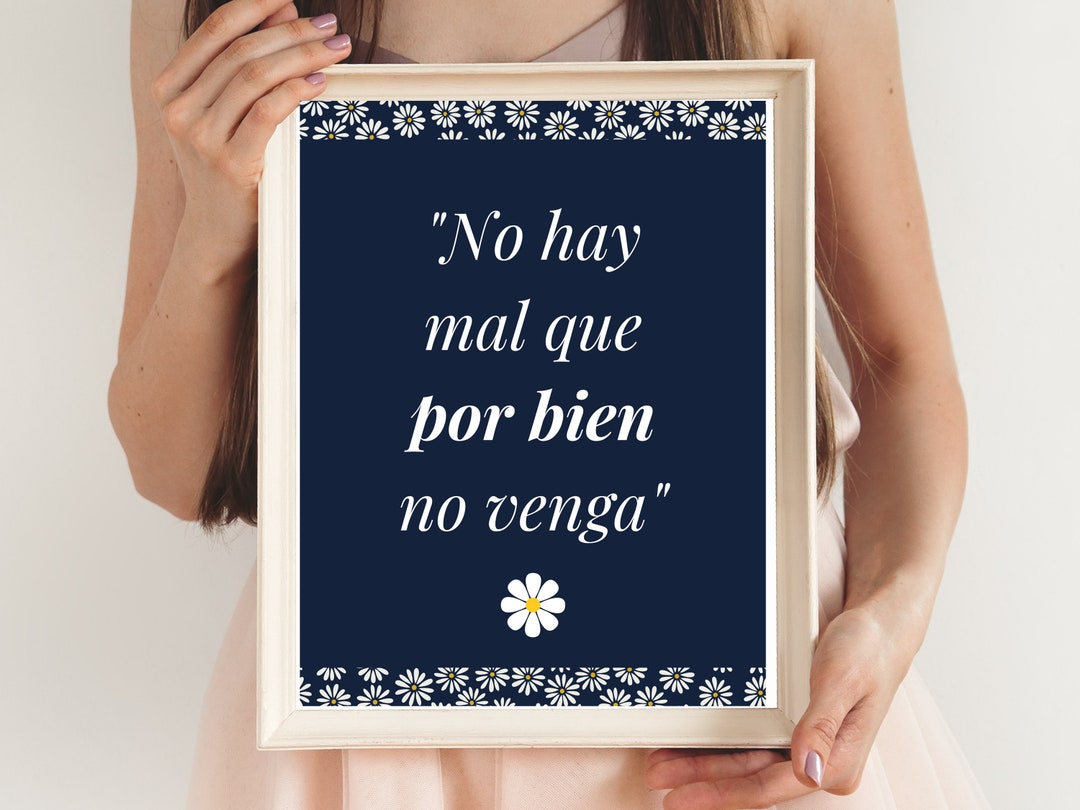 Spain Proverb Spanish Proverb Art Print: Colorful Latin Decor (digital Art) - Etsy