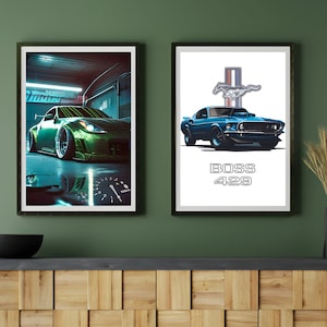 NFS Underground 2 Rachel&#39;s Nissan 350Z Car Print, Abstract Art, Various Sizes, Wall Art, Boys Bedroom Decor, Printable Car, Vehicle Art