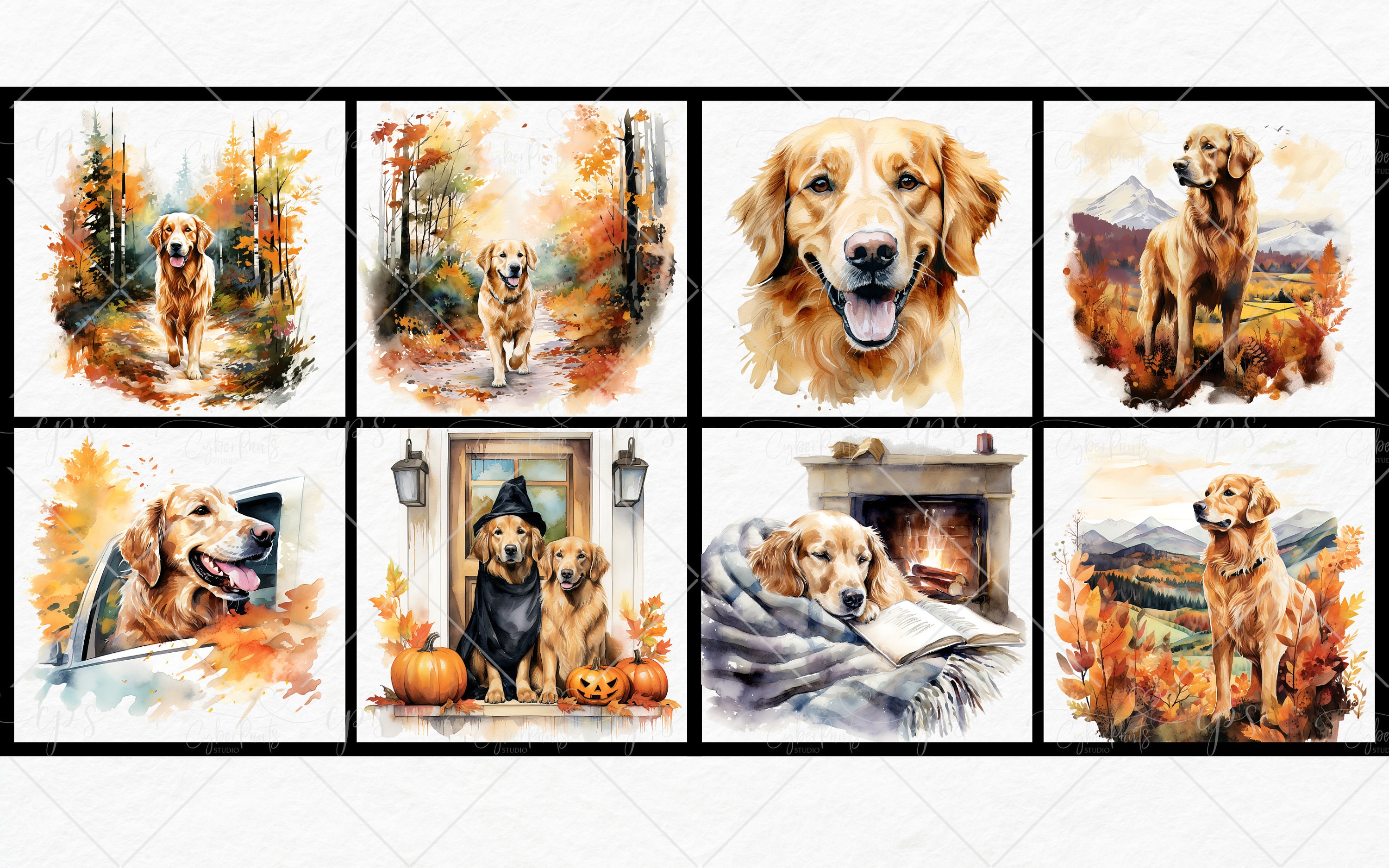 Aquarell Golden Retriever, Herbst Golden Retriever, Herbst Retirver, Herbst Golden  Retriever, Hunde im Herbst, Instant download, Junk Journal - Etsy Österreich, image size:3000x1875