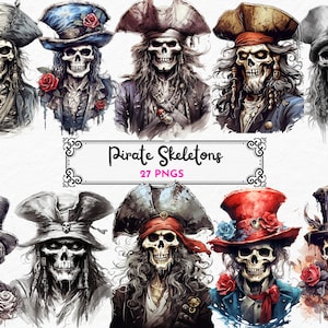 Skeleton Pirate, Pirate Skull,  Swashbuckler Bones, Seafaring Skull, Nautical Skeleton, Pirate Theme, Halloween Decor, instant download