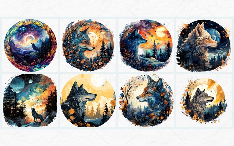 Wolf Clipart 57 High Quality Pngs Instant Download Card Etsy Wolf Clipart 57 High Quality Pngs Instant Download Card Etsy