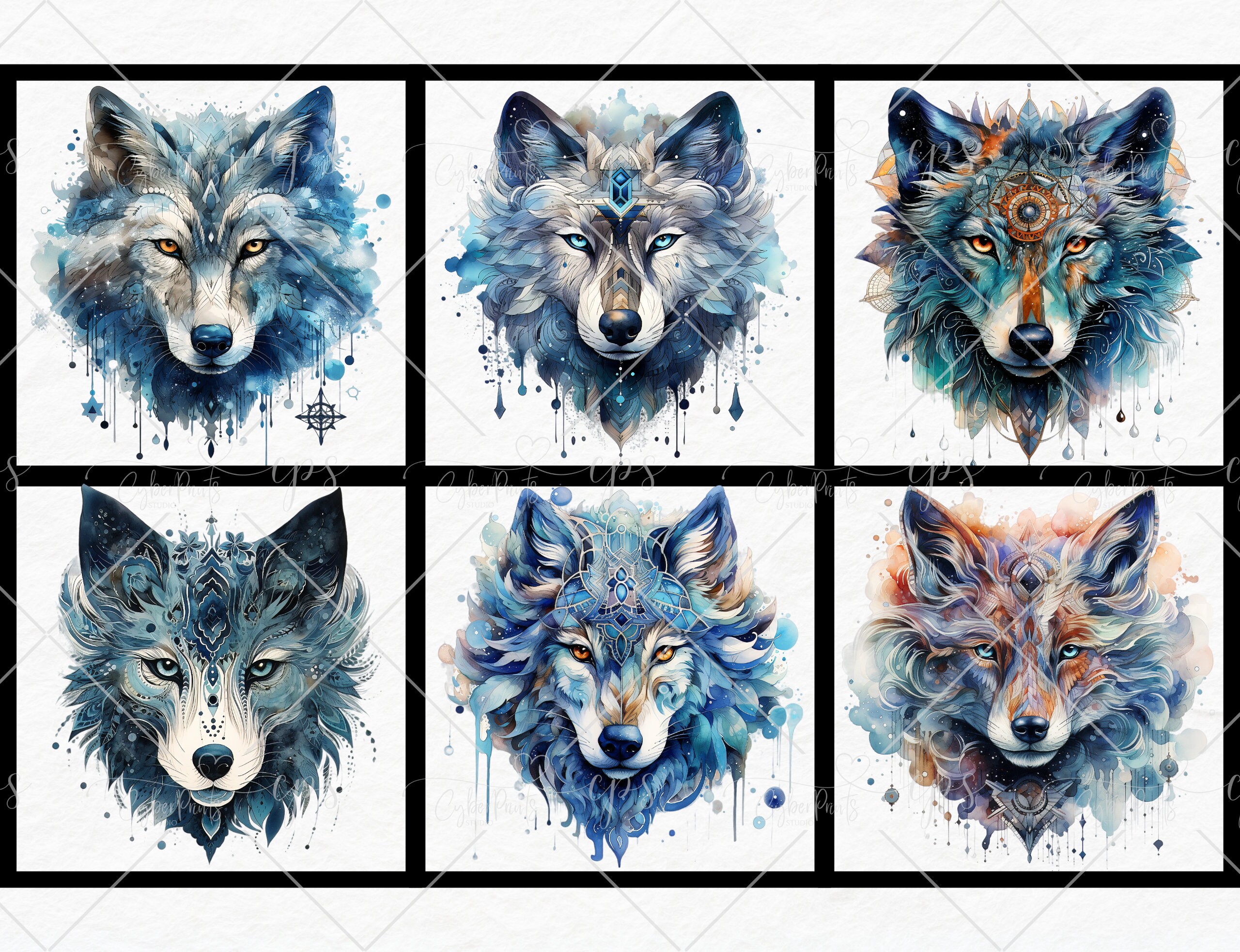  Mandala Wolf, Intricate Art, Mystical Animal, Mandala Design, Mystique 