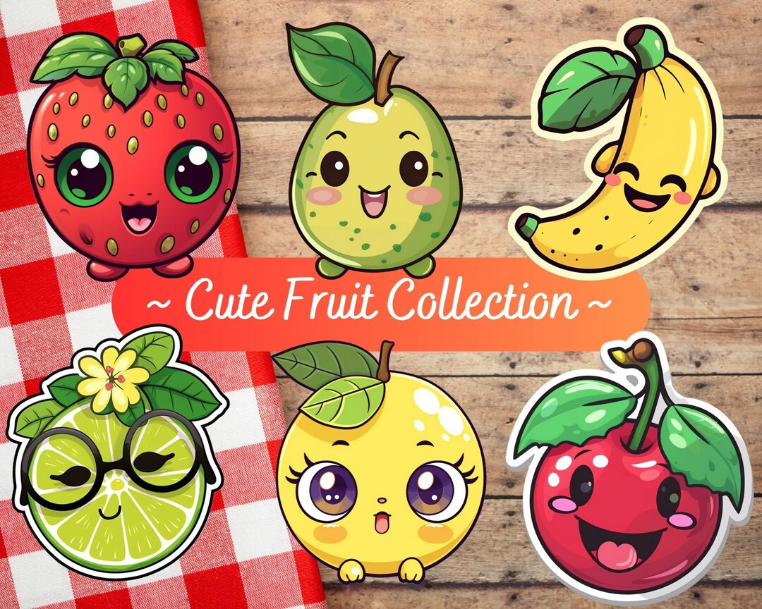 Fruit Clipart, Summer Clipart, Food Clipart, Commercial Use, Digital