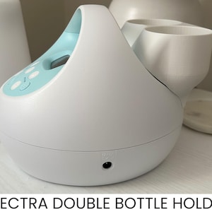 Spectra Single to Double Bottle Holder | Hands-Free Pump Accessory for Spectra