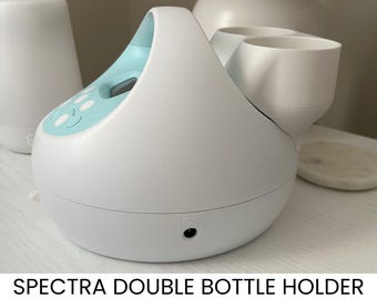 Spectra Single to Double Bottle Holder | Hands-Free Pump Accessory for Spectra