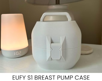 3D Printed Breast Pump Case: EUFY S1 Pro, E10, E20 - Hands Free Pump Carrying Case