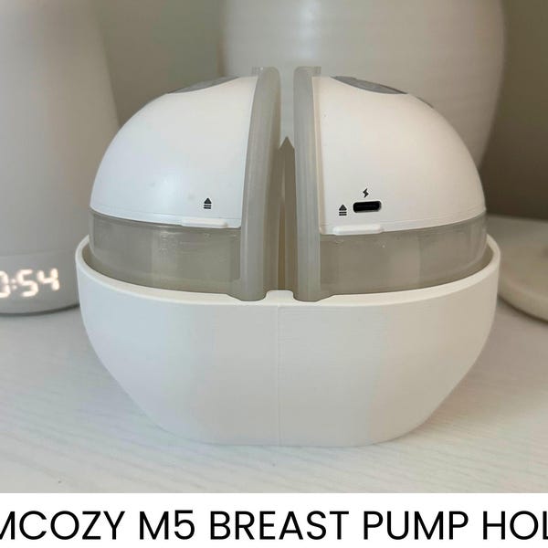 3D Printed Momcozy M5/M5 Lite Breast Pump Holder: Hands-Free Stand