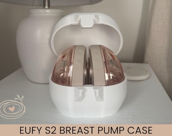 Breast Pump Case: EUFY S2/PRO - 3D Printed Hands Free Pump Carrying Case