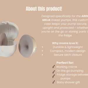 3D Printed Breast Pump Case: EUFY S1/Pro, E10, E20 - Hands Free Pump Carrying Case image 4