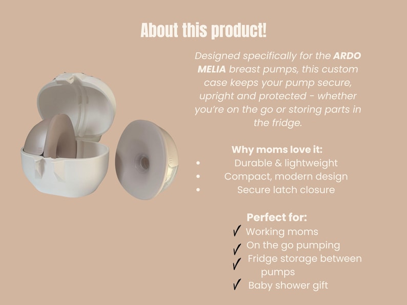 3D Printed Breast Pump Case: EUFY S1/Pro, E10, E20 - Hands Free Pump Carrying Case image 4
