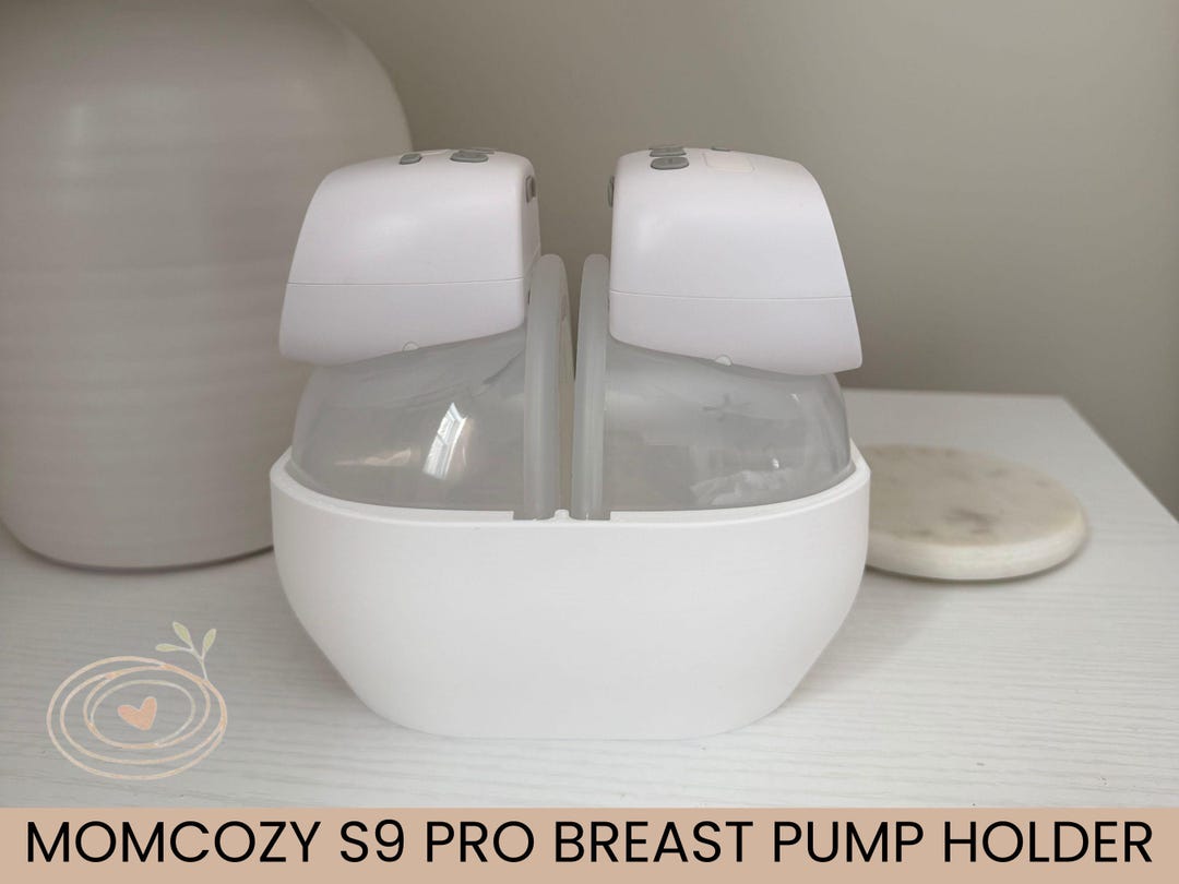 3D Printed Momcozy S9 Pro Breast Pump Holder: Nightstand & Fridge