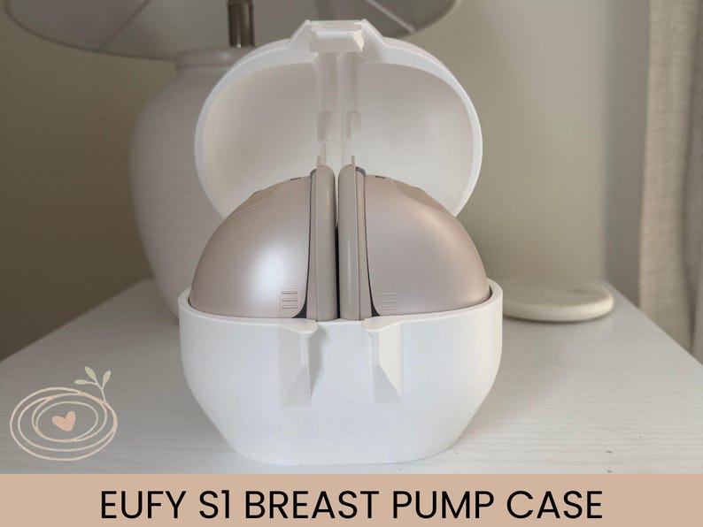 3D Printed Breast Pump Case: EUFY S1/Pro, E10, E20 - Hands Free Pump Carrying Case image 1
