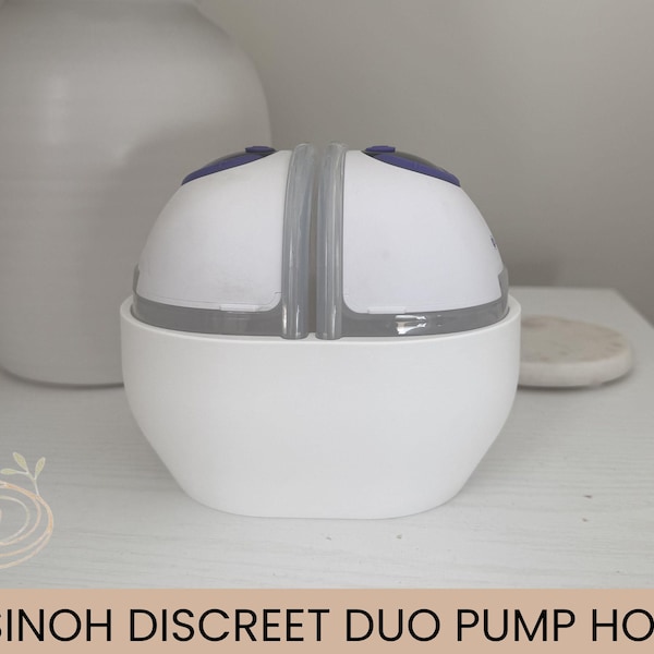 Breast Pump Holder: LANSINOH Discreet Duo - 3D Printed Hands Free Pump