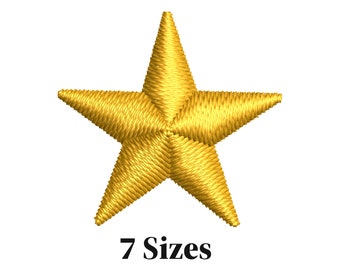 Mini Star Embroidery Desgin | Machine Embroidery File Design | Digital Design | Instant Download