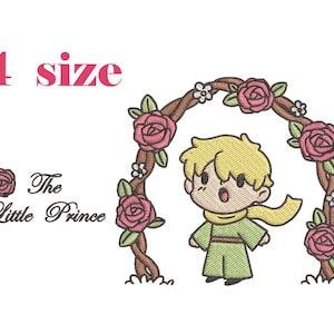 Stickerei Designs, kleine Prinz Designs, zum sofortigen Download verfügbar, Kleiner Prinz Desing, Digital, Maschinenstickerei