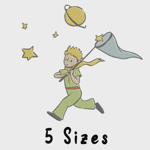 Stickerei Designs, kleine Prinz Designs, zum sofortigen Download verfügbar, Kleiner Prinz Desing, Digital, Maschinenstickerei