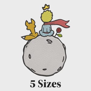 Stickerei Designs, kleine Prinz Designs, zum sofortigen Download verfügbar, Kleiner Prinz Desing, Digital, Maschinenstickerei