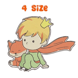 Stickerei Designs, kleine Prinz Designs, zum sofortigen Download verfügbar, Kleiner Prinz Desing, Digital, Maschinenstickerei