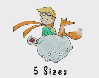 Little Prince Planet Embroidery Design, Machine File (Instant Download)
