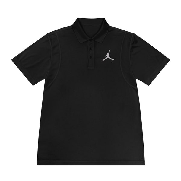 Men's Sport Polo Shirt - Jordan Theme Sports Shirt - Short Sleeve Polo