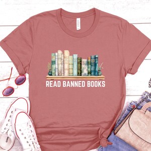Verbotene Bücher Shirt, verbotene Bücher, lesen verbotene Bücher, lesen verbotene Bücher Shirt, verbotene Buch Shirt, Bibliothek Shirt, ich lese verbotene Bücher