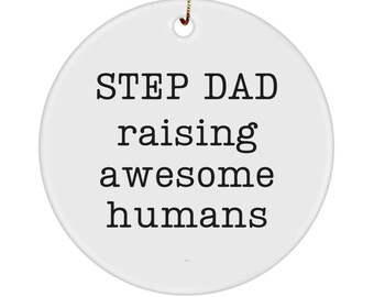 Step Dad Ornament, Gift For Step Dad, Step Dad Gift, Gifts For Step Dad, Step Dad Gifts, Step Dad Fathers Day Gift, Stepdad Gifts