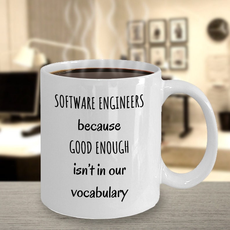 Software Engineer, Software Engineer Gift, Engineer Gifts for Men, Computer Programmer, Software Engineer Coffee Mug, Computer Nerd Gift image 1