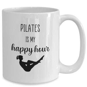 Pilates Gifts, Pilates Mug, Pilates Teacher Gift, Pilates Lovers Gift Ideas, Funny Pilates Novelty Cup for Women