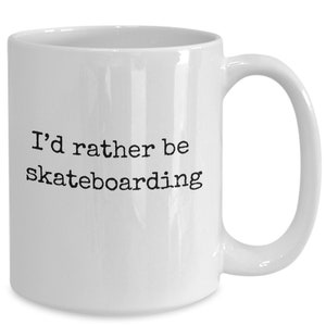 Skateboarder Mug, Skateboard Gifts, Skater Gifts, Skateboarding Gifts, Gift for Skateboarder, Funny Skateboard Novelty Cup for Men and Women