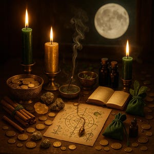Full Moon Good Luck Spell - Wealth And Abundance Spell - Money Attract Spell - Fortune Ritual - Good Luck Spell - Lottery Spell - Same Day