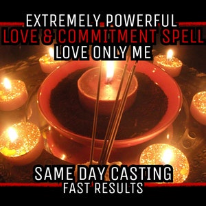 Powerful Love Spell - Wedding Spell - Love Bind - Attraction Spell - Love Binding - Black White Magic - Sex Spell - Same Day Casting -
