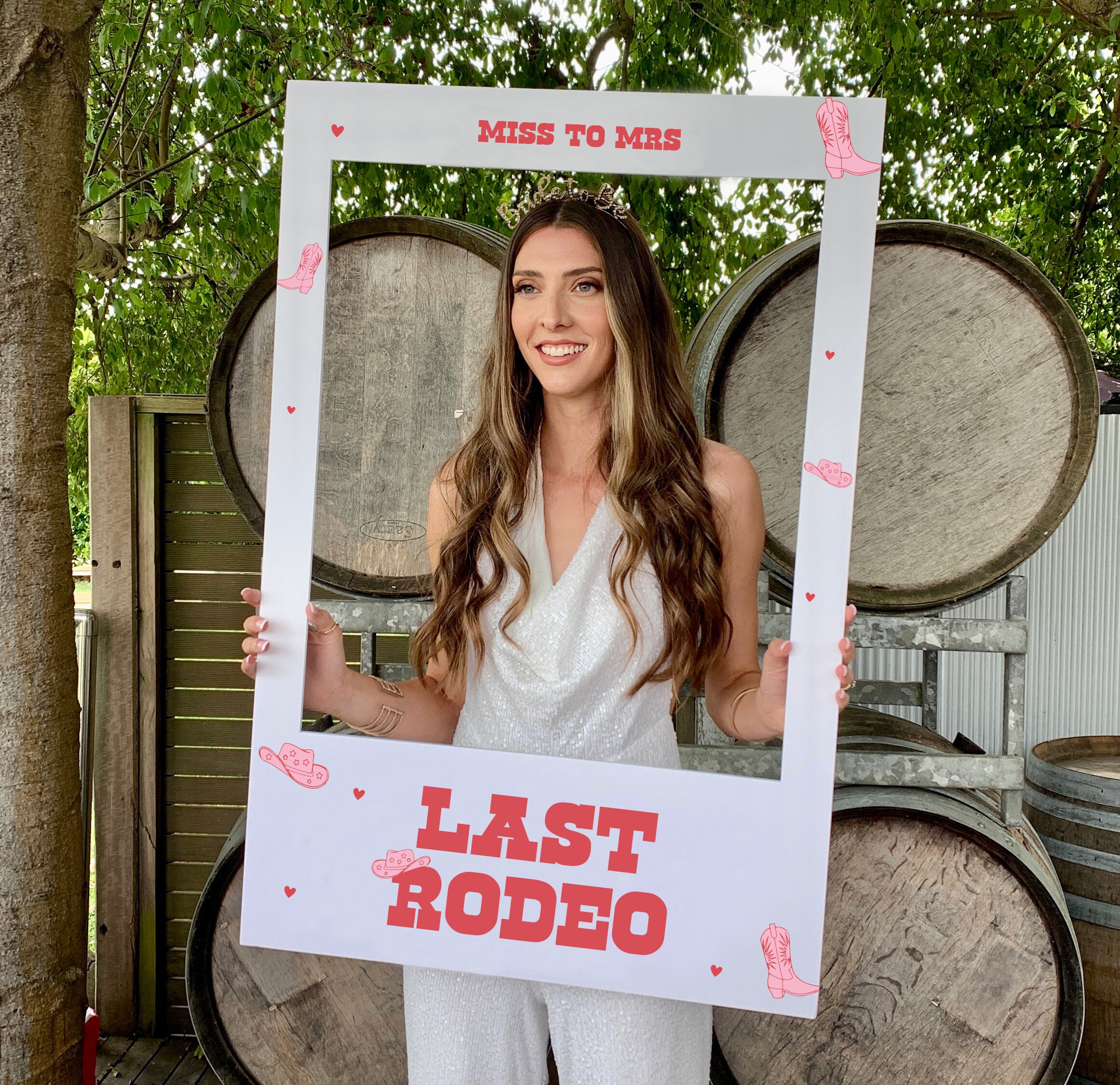 First Year Rodeo Frame Digital Polaroid Frame