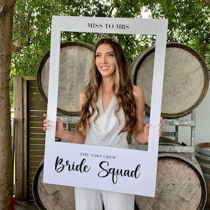 Digital Bride Squad Polaroid Frame Photo Prop Frame A1