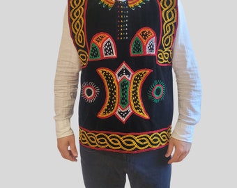 Handmade Toghu Vest: Bamenda Cameroon Traditional Wear