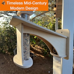 DIY Bird Feeder Plans with Camera Mount | Easy-to-Follow Wildlife Photography | Printable Woodworking Guide | Instant Download PDF