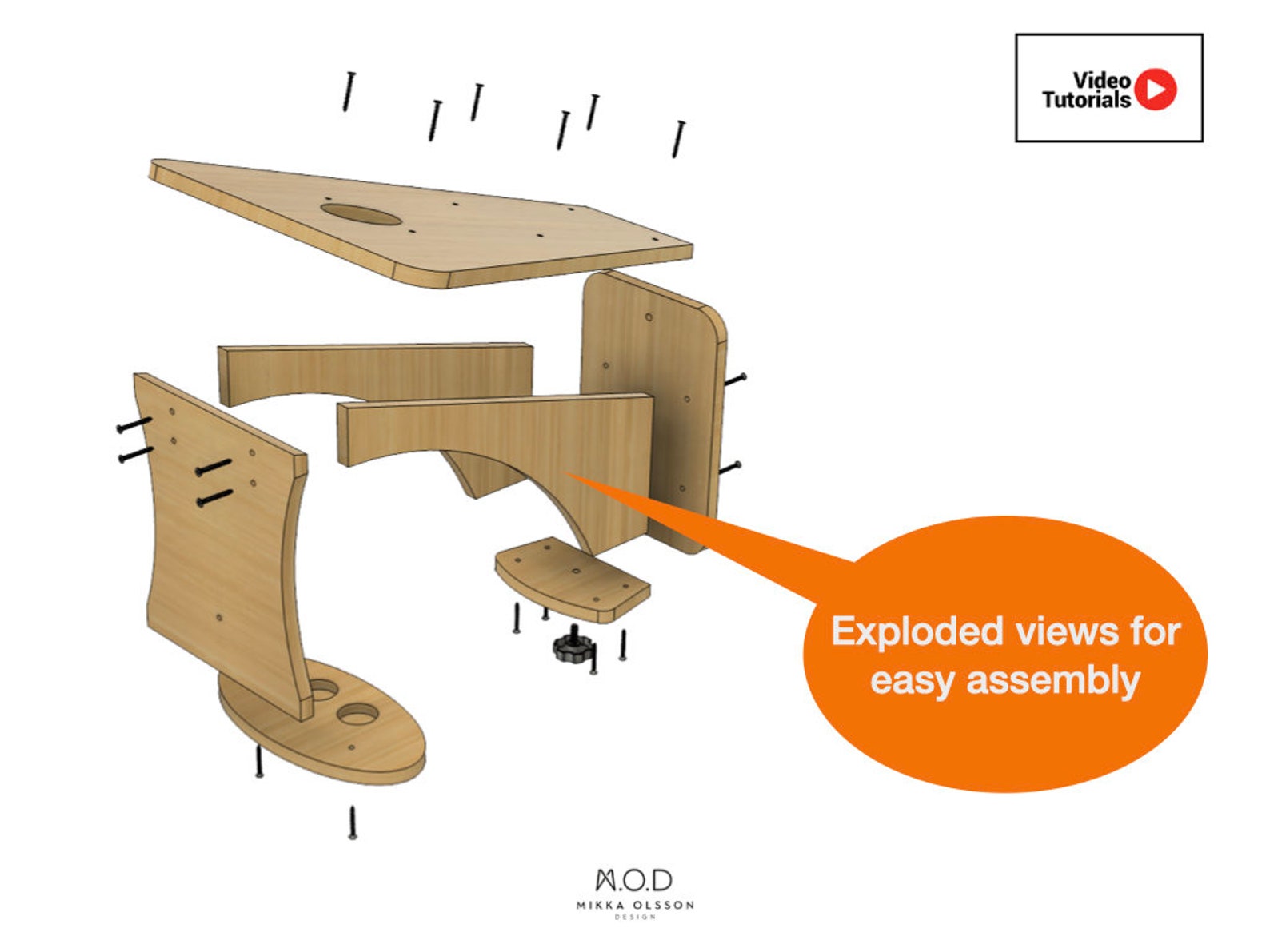 Plans de mangeoire à oiseaux bricolage avec support de caméra