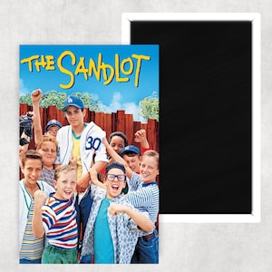 The Sandlot - Movie Cover Magnets - 90s Movies - Funny Movie Magnets - Baseball Lovers - Gift for Movie Lovers - Favorite Movie Magnets