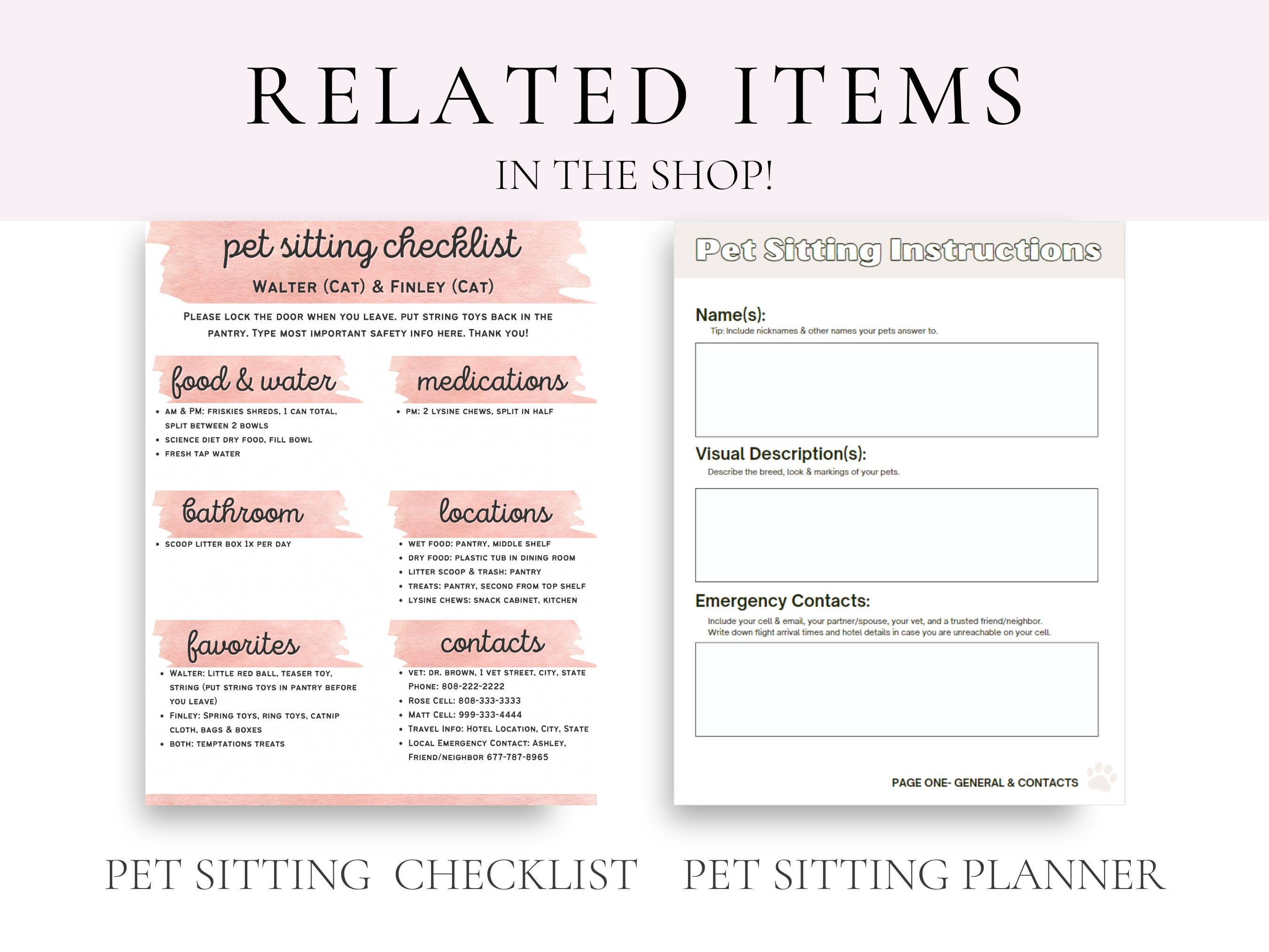 Foster Kitten Log, Kitten Chart, Weight Tracker, Kitten Lady, for