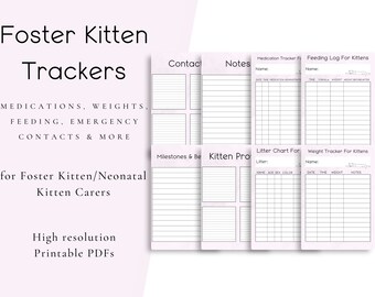 Pet Whelping Litter Tracker Printable - Etsy Canada