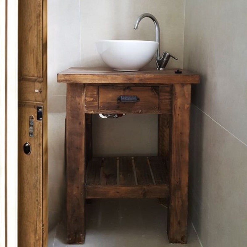 Rustic Makeup Vanity - Etsy