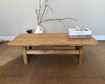 Unique Coffee Table • Reclaimed Custom Wood • Handmade Farmhouse Furniture