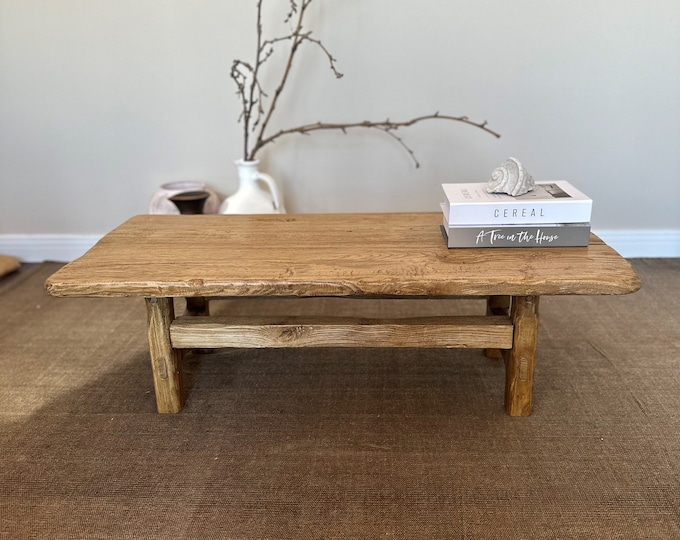 Unique Coffee Table • Reclaimed Custom Wood • Handmade Farmhouse Furniture