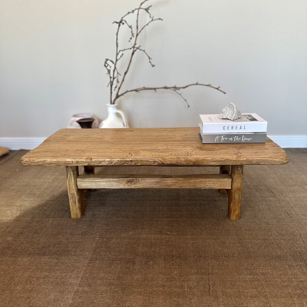 Unique Coffee Table • Reclaimed Custom Wood • Handmade Farmhouse Furniture