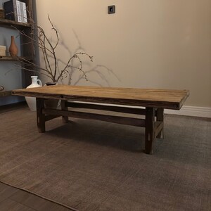 Rustic Low Table Rustic Low Coffee Table • Reclaimed Handmade Living Room End Table - Etsy
